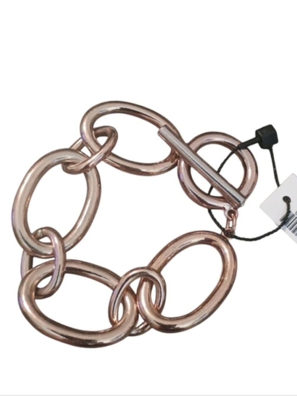 NWT White House Black Market Rose Gold Bracelet Chunky Statement